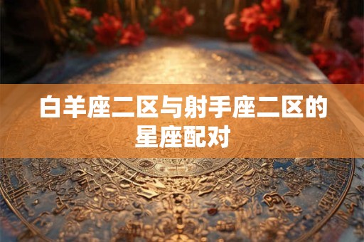 白羊座二区与射手座二区的星座配对