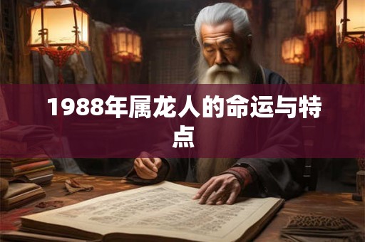 1988年属龙人的命运与特点