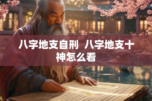 八字地支自刑  八字地支十神怎么看