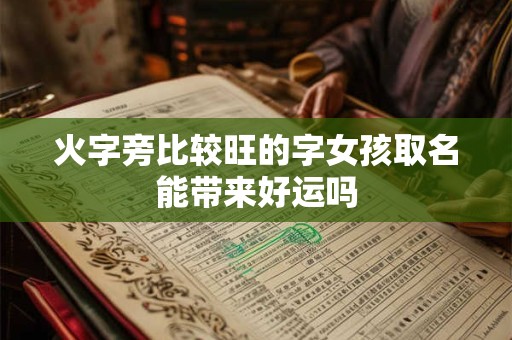 火字旁比较旺的字女孩取名能带来好运吗