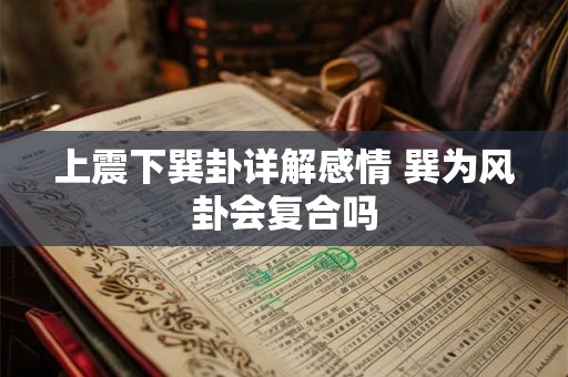 上震下巽卦详解感情 巽为风卦会复合吗