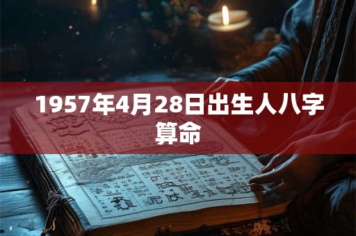1957年4月28日出生人八字算命