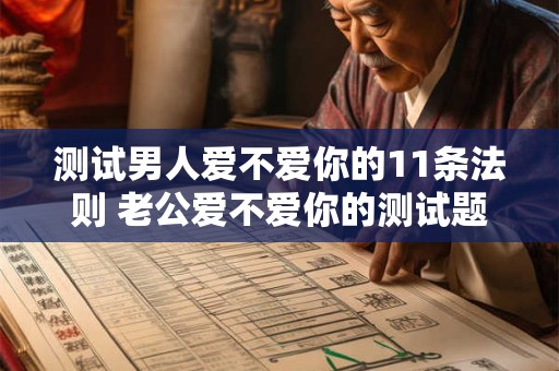 测试男人爱不爱你的11条法则 老公爱不爱你的测试题