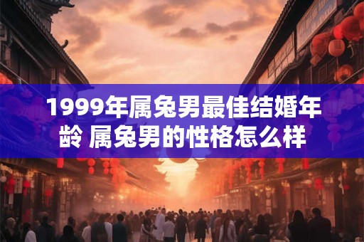 1999年属兔男最佳结婚年龄 属兔男的性格怎么样