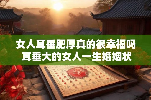 详细阅读:女人耳垂肥厚真的很幸福吗 耳垂大的女人一生婚姻状况 女人耳垂肥厚真的很幸福吗 耳垂大的女人一生婚姻状况