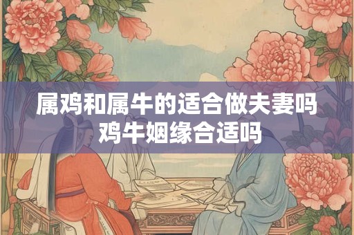 属鸡和属牛的适合做夫妻吗 鸡牛姻缘合适吗