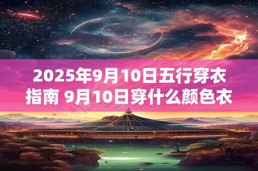 2025年9月10日五行穿衣指南 9月10日穿什么颜色衣服