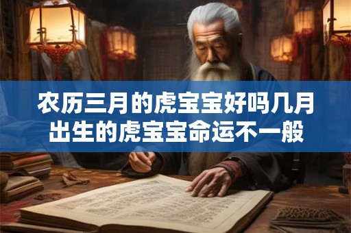 农历三月的虎宝宝好吗几月出生的虎宝宝命运不一般