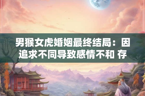 男猴女虎婚姻最终结局:因追求不同导致感情不和 存在巨大问题 男猴女虎婚姻最终结局:因追求不同导致感情不和 存在巨大问题