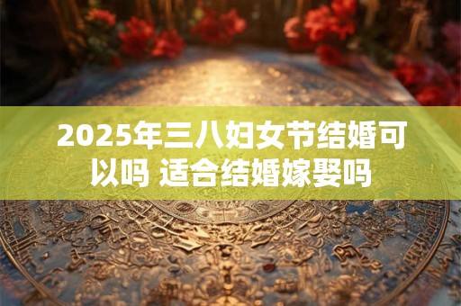 2025年三八妇女节结婚可以吗 适合结婚嫁娶吗