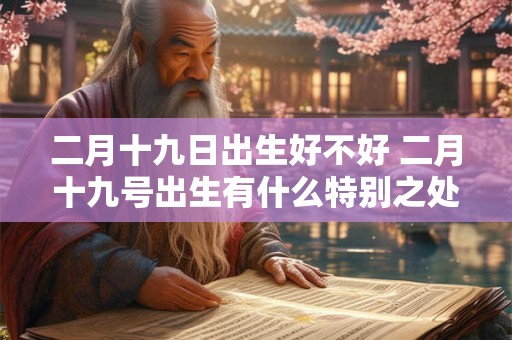 二月十九日出生好不好 二月十九号出生有什么特别之处