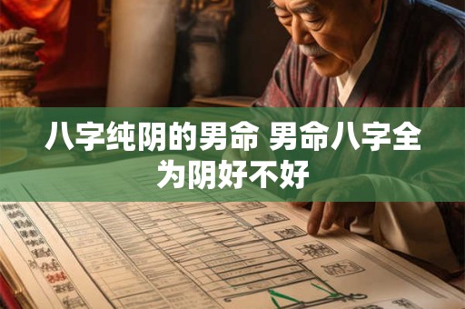 八字纯阴的男命 男命八字全为阴好不好
