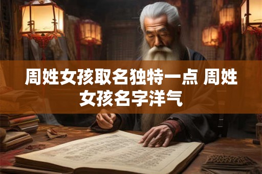 周姓女孩取名独特一点 周姓女孩名字洋气