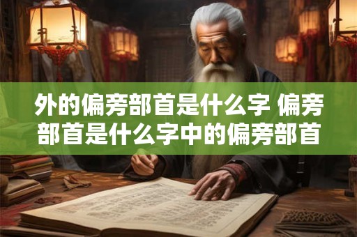 外的偏旁部首是什么字 偏旁部首是什么字中的偏旁部首是什么字