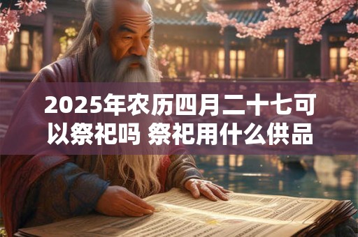 2025年农历四月二十七可以祭祀吗 祭祀用什么供品