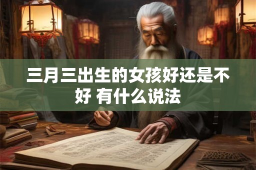 三月三出生的女孩好还是不好 有什么说法