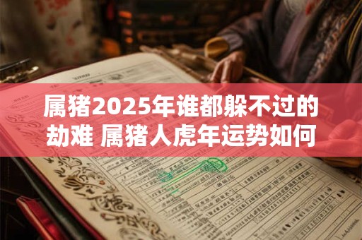 属猪2025年谁都躲不过的劫难 属猪人虎年运势如何
