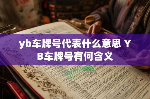 yb车牌号代表什么意思 YB车牌号有何含义