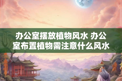 办公室摆放植物风水 办公室布置植物需注意什么风水