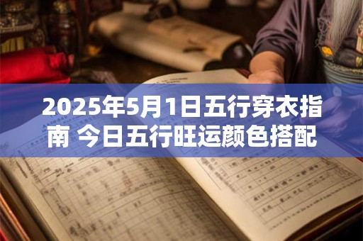 2025年5月1日五行穿衣指南 今日五行旺运颜色搭配