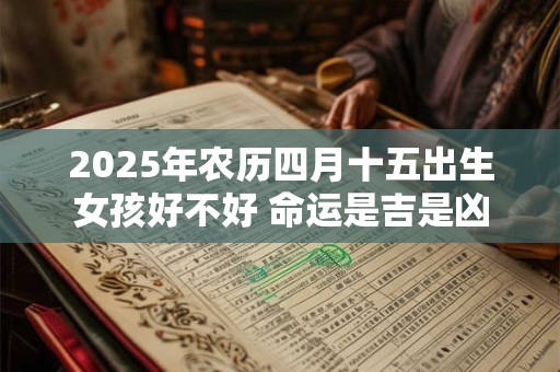 2026年农历四月十五出生女孩好不好 命运是吉是凶