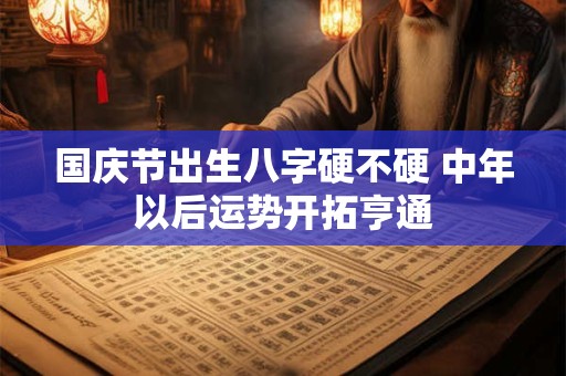 国庆节出生八字硬不硬 中年以后运势开拓亨通