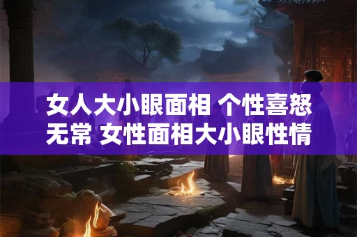 女人大小眼面相 个性喜怒无常 女性面相大小眼性情多变