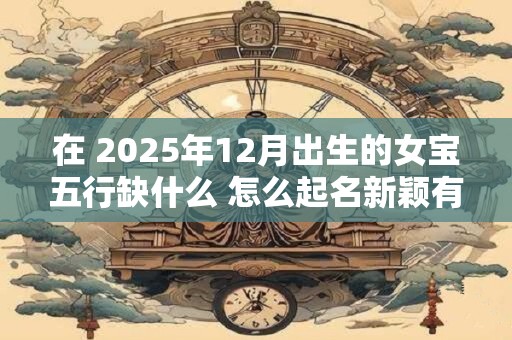 在 2025年12月出生的女宝五行缺什么 怎么起名新颖有涵养