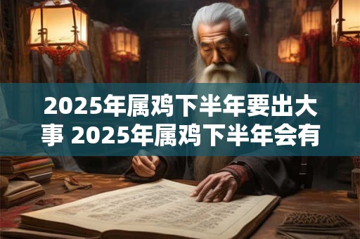 2025年属鸡下半年要出大事 2025年属鸡下半年会有什么大事