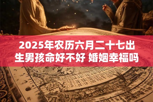 2026年农历六月二十七出生男孩命好不好 婚姻幸福吗