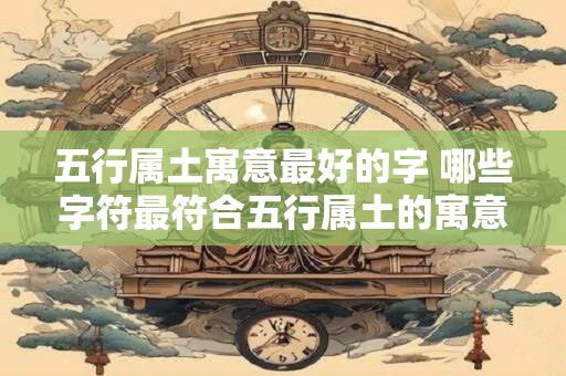 五行属土寓意最好的字 哪些字符最符合五行属土的寓意