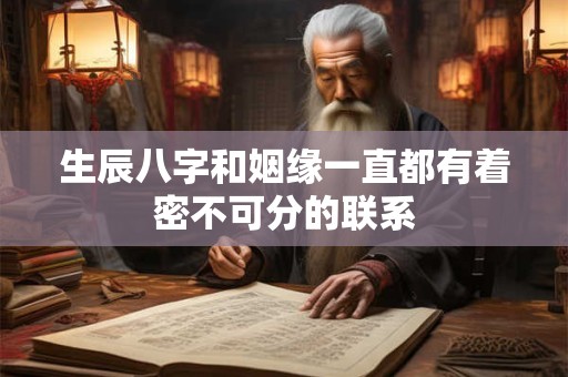 生辰八字和姻缘一直都有着密不可分的联系