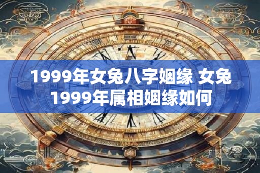 1999年女兔八字姻缘 女兔1999年属相姻缘如何