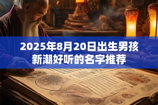 2025年8月20日出生男孩新潮好听的名字推荐