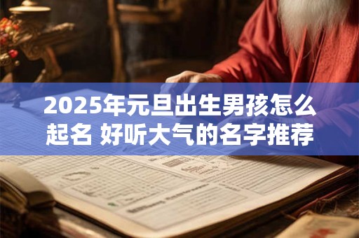 2025年元旦出生男孩怎么起名 好听大气的名字推荐