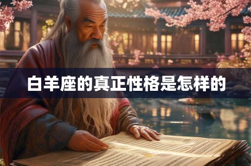白羊座的真正性格是怎样的