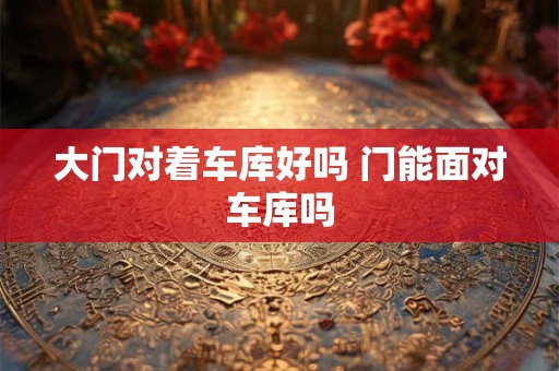 大门对着车库好吗 门能面对车库吗