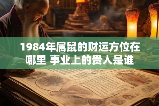 1984年属鼠的财运方位在哪里 事业上的贵人是谁