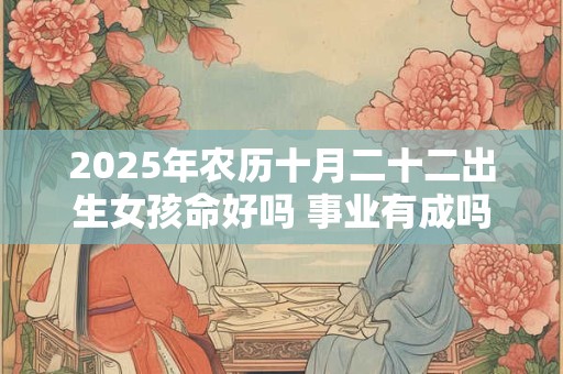2026年农历十月二十二出生女孩命好吗 事业有成吗 2026年农历十月二十二出生女孩命好吗 事业有成吗
