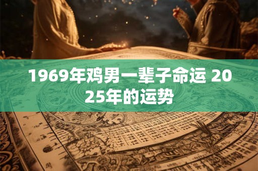 1969年鸡男一辈子命运 2025年的运势
