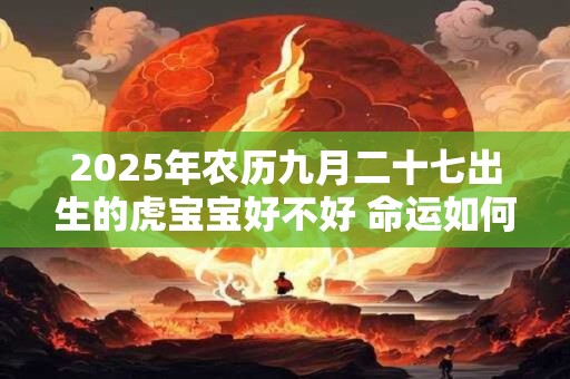 2025年农历九月二十七出生的虎宝宝好不好 命运如何