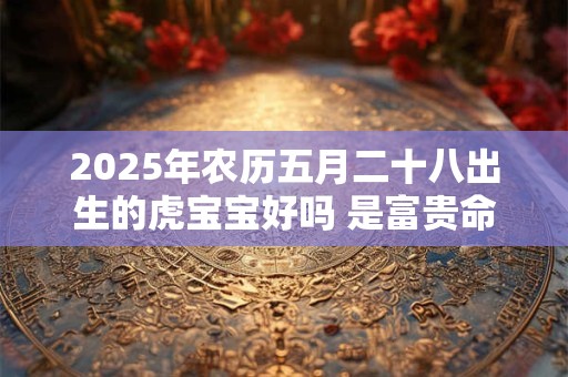 2025年农历五月二十八出生的虎宝宝好吗 是富贵命吗