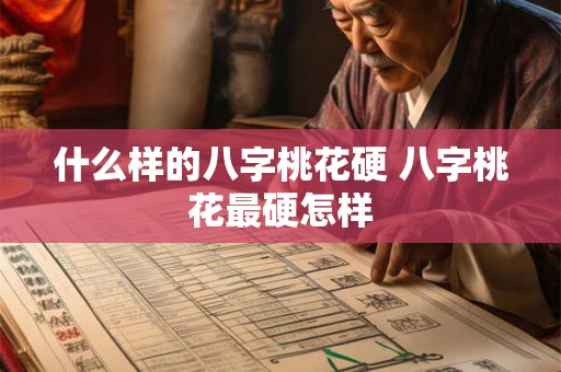 什么样的八字桃花硬 八字桃花最硬怎样