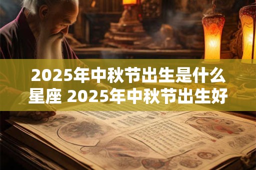 2026年中秋节出生是什么星座 2026年中秋节出生好吗