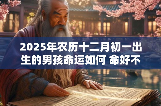 2025年农历十二月初一出生的男孩命运如何 命好不好