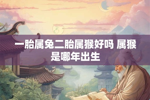 一胎属兔二胎属猴好吗 属猴是哪年出生