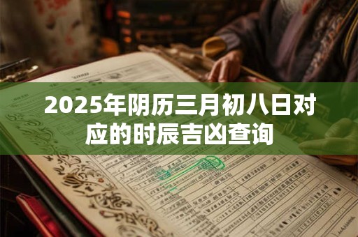 2025年阴历三月初八日对应的时辰吉凶查询