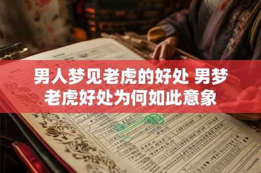 男人梦见老虎的好处 男梦老虎好处为何如此意象