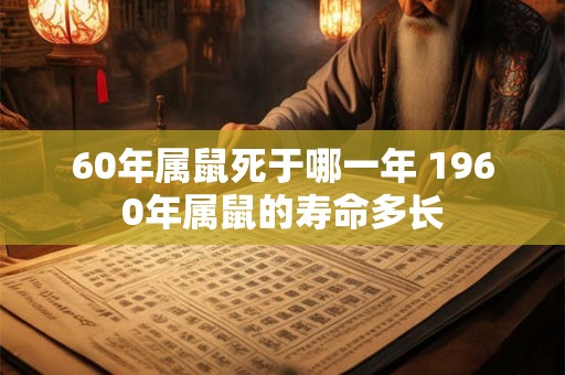 60年属鼠死于哪一年 1960年属鼠的寿命多长