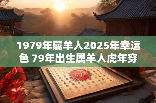 1979年属羊人2025年幸运色 79年出生属羊人虎年穿什么颜色衣服好